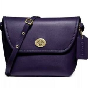 Coach Turnlock Pouch in Purple